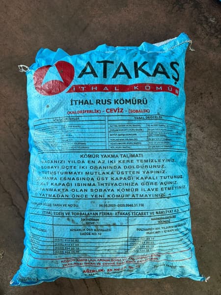 Atakaş İthal Rus Ceviz Kömür (22 - 70 mm)