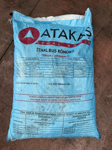 Atakaş İthal Rus Fındık Kömür (12 - 24 mm)